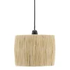 Abat-jour pour suspension en raphia naturel Kenya