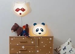 Applique animal masqué led (Raton laveur)