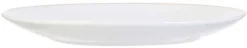 Assiette en porcelaine avec liseré doré (Lot de 6) (Assiettes plates - 20 cm)