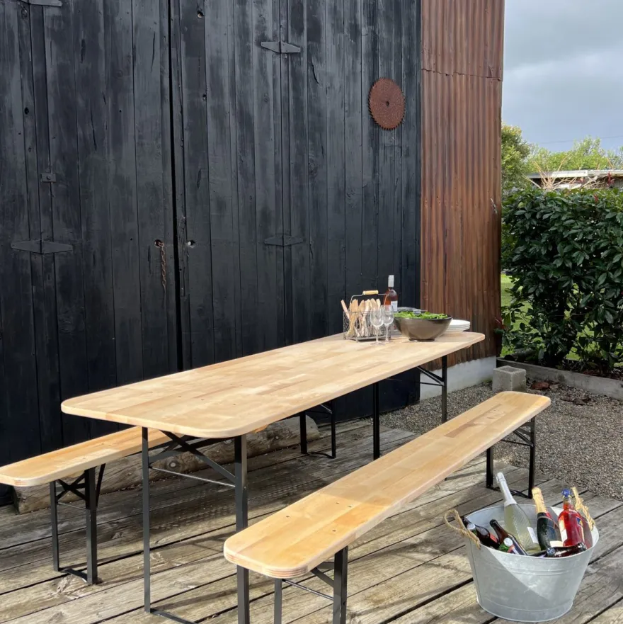 Banc de jardin pliable Brasserie (Unitaire)