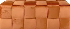 Banc en velours Weaved (Orange)