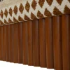 Banc ovale en tissu Etnic 82 x 40 x 40 cm