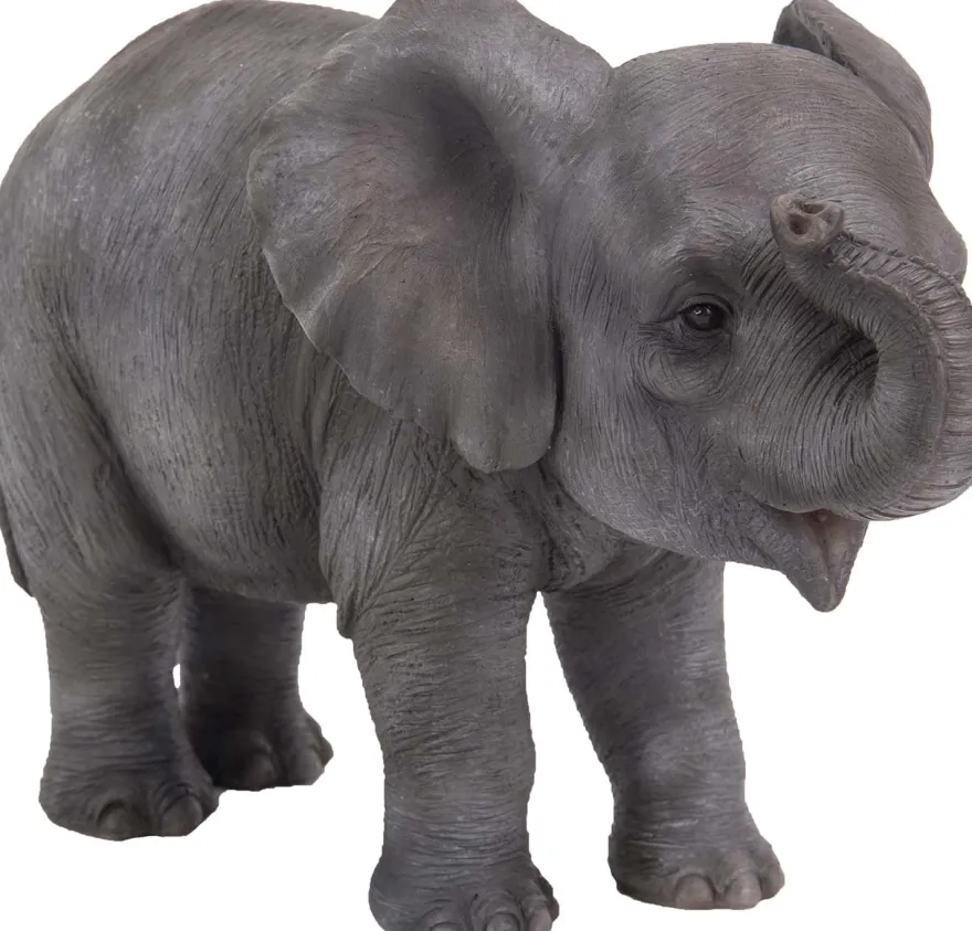 Bébé élephant en résine 12 cm