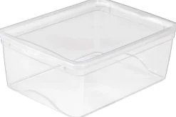 Boite de rangement avec couvercle Omega transparent (18 litres)
