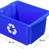 Boite de recyclage Nesta Box32 Litres (Bleu)