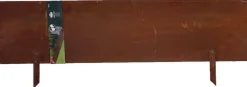 Bordure de jardin en acier effet rouillé (105 x 35 cm)