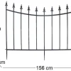 Bordure de jardin156 x 2.2 x 117 cm (Classique)
