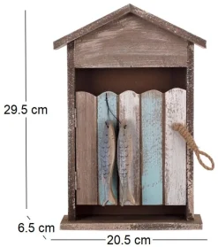 Boîte à clés Cabane en bois