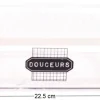 Boîte de conservation transparente à messages couvercle blanc (22.5 x 16 x 7 cm)