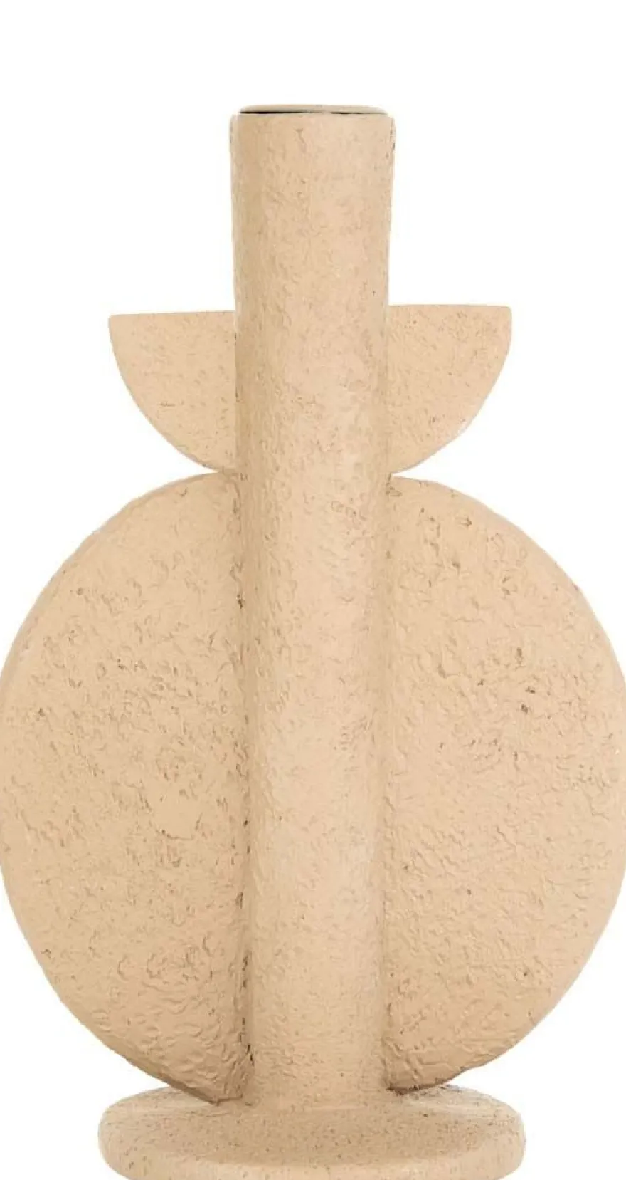 Bougeoir en résine Bubble (Marron sable)