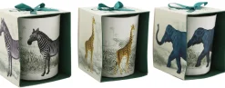 Bougie en pot Safari 8 x 10 cm (Lot de 3)