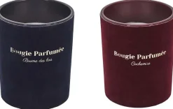 Bougie parfumée 10 x 12.5 cm Velours (Lot de 2)