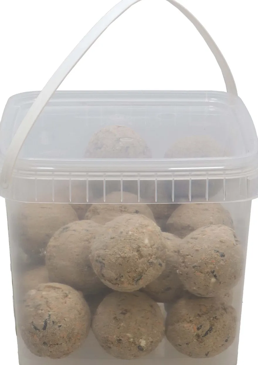 Boules de graisse dans un seau 20 pièces