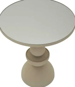 Bout de canapé avec plateau miroir Dune (45 x 49,5 cm)