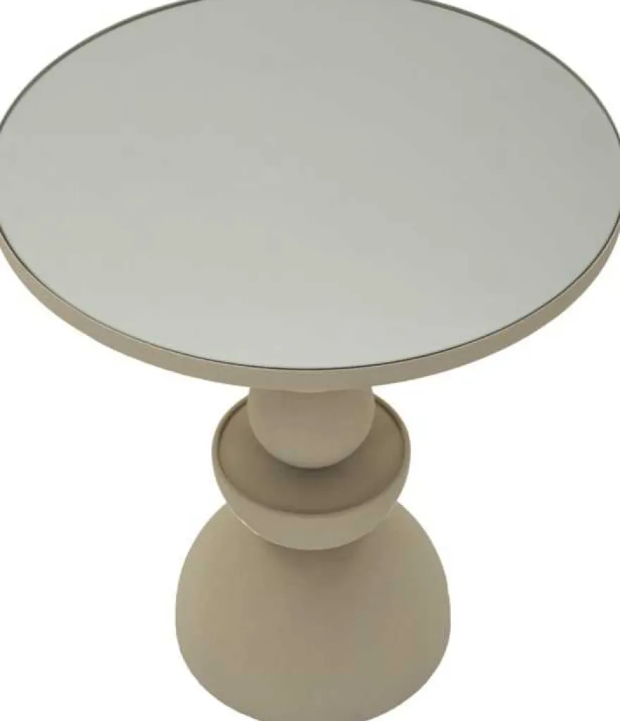 Bout de canapé avec plateau miroir Dune (45 x 49,5 cm)