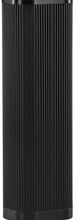 Bout de canapé en MDF noir Lenox