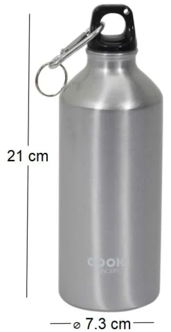 Bouteille de transport simple paroi 60 cl