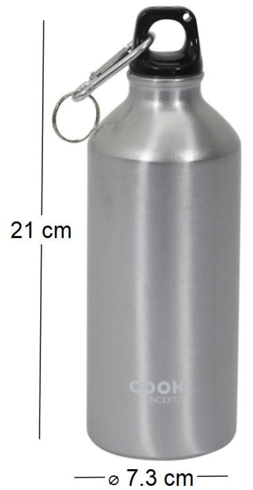 Bouteille de transport simple paroi 60 cl