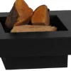 Brasero en acier peint plateau design (80 cm)