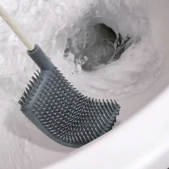 Brosse de toilette avec broc en silicone Buzz