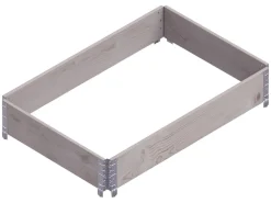 Carré potager Gardenbox 120 x 80 cm (Gris)