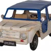 Citroen Mehari en fer blanc et bleu
