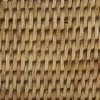 Coffret rectangulaire en rotin naturel