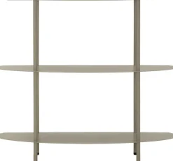 Console en métal Saturn 90 x 28 x 81 cm (Gris)