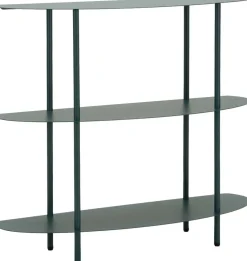 Console en métal Saturn 90 x 28 x 81 cm (Vert)