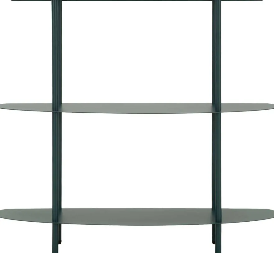 Console en métal Saturn 90 x 28 x 81 cm (Vert)
