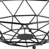 Corbeille filaire géométrique 26 cm (Noir)