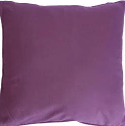Coussin carré pour dossier de canapé 60 cm (Aubergine)