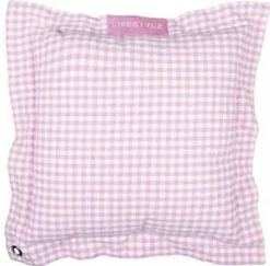 Coussin déco 45cm 100% coton St Tropez (Rose)