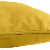 Coussin en coton coloré Salsa 45 cm (Jaune moutarde)