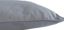 Coussin en coton coloré Salsa 60 cm (Gris Clair)