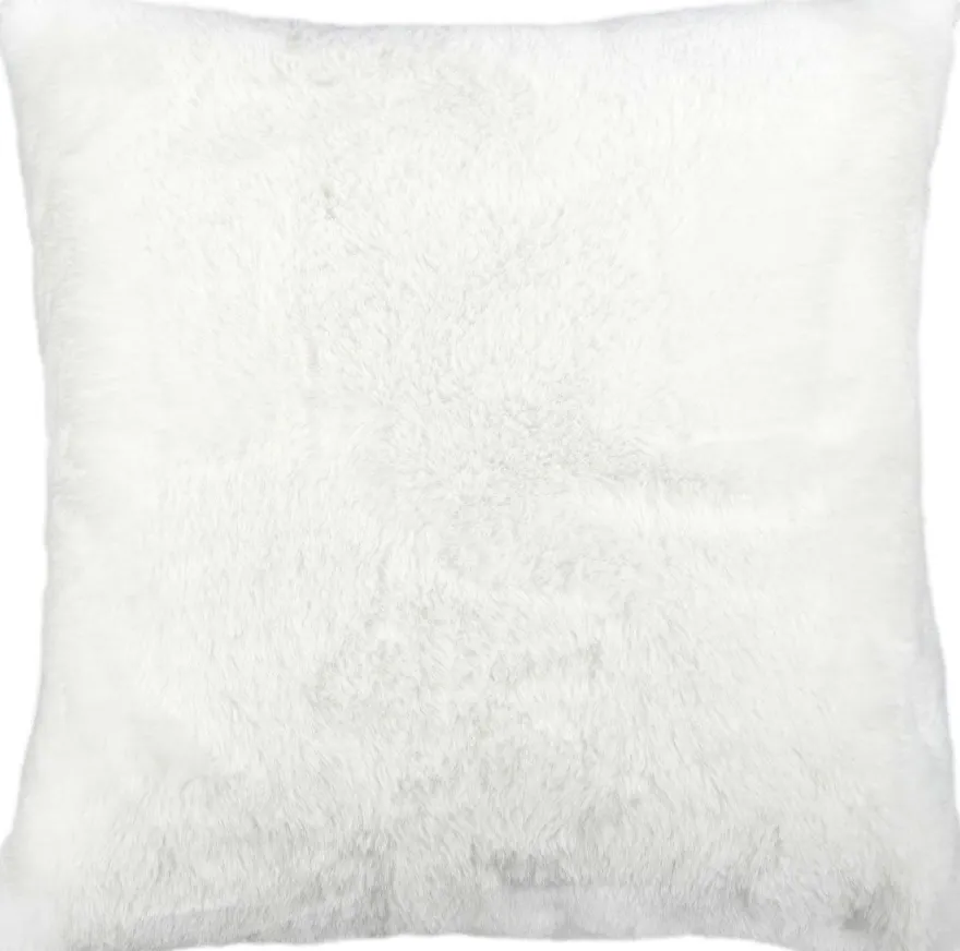 Coussin imitation fourrure 40 x 40 cm Opulence (Ecru)