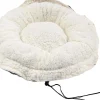 Coussin pour animaux avec lien de serrage 80 x 19 cm (Gris)