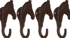 Crochet en fonte Cheval (Lot de 4)