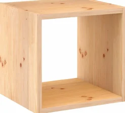 Cube de rangement en pin massif Dinamic (Simple)