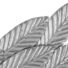Décoration murale en métal Ali beauty 37.5 x 3 x 100 cm (Argent)