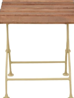 Desserte en bois et métal (Crème)