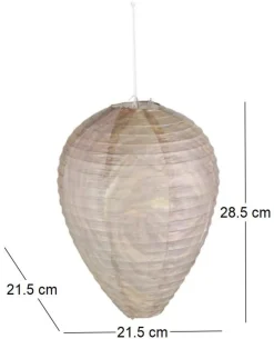 Epouvantail nid de guêpes factice