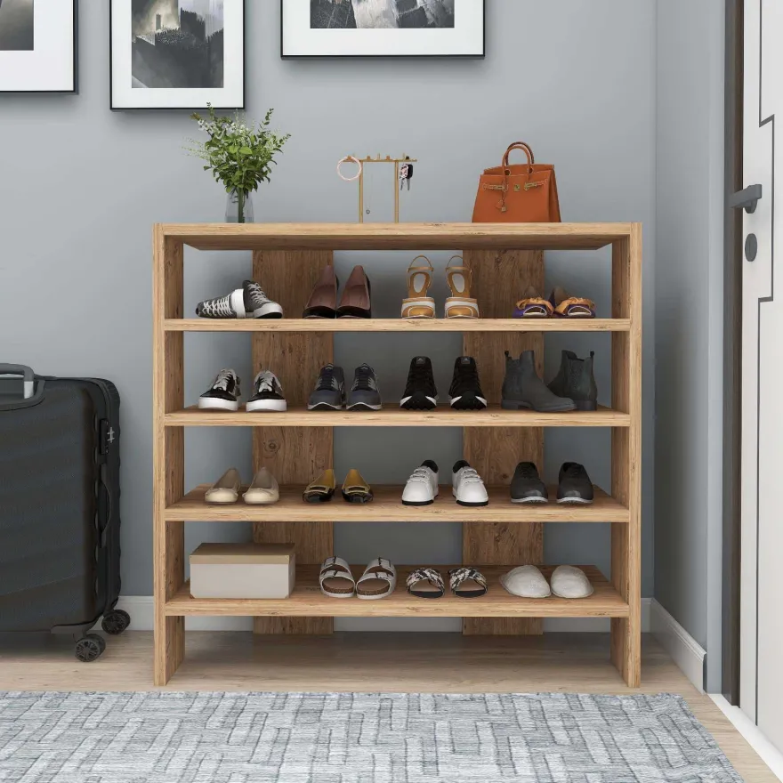Etagère à chaussures en aggloméré Sargel