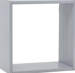 Etagère cube modulable en pin 32 x 32 x 17 cm (Gris)