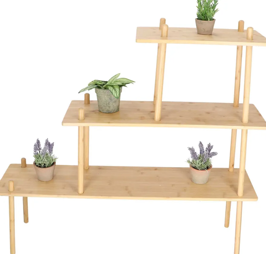 Etagère d'intérieur en bambou Cheers (Taille L)