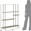 Etagère en métal Saturn 118 x 31 x 39 cm (Gris)