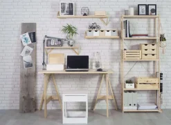 Etagère Natura 5 tablettes et montants à lattes