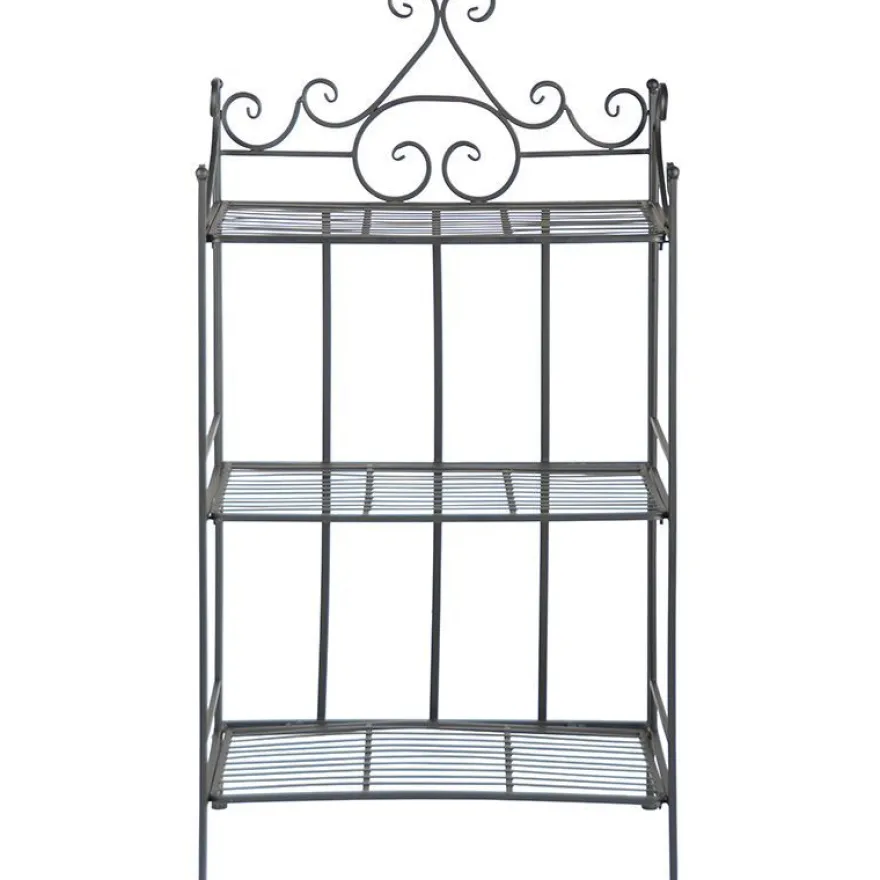 Etagère pliante à plantes Arabesques (Droite 3 niveaux)