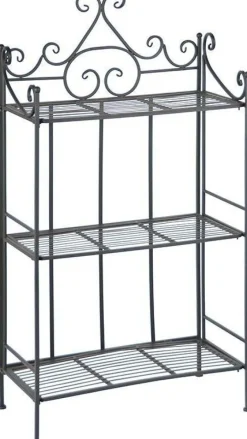 Etagère pliante à plantes Arabesques (Droite 3 niveaux)