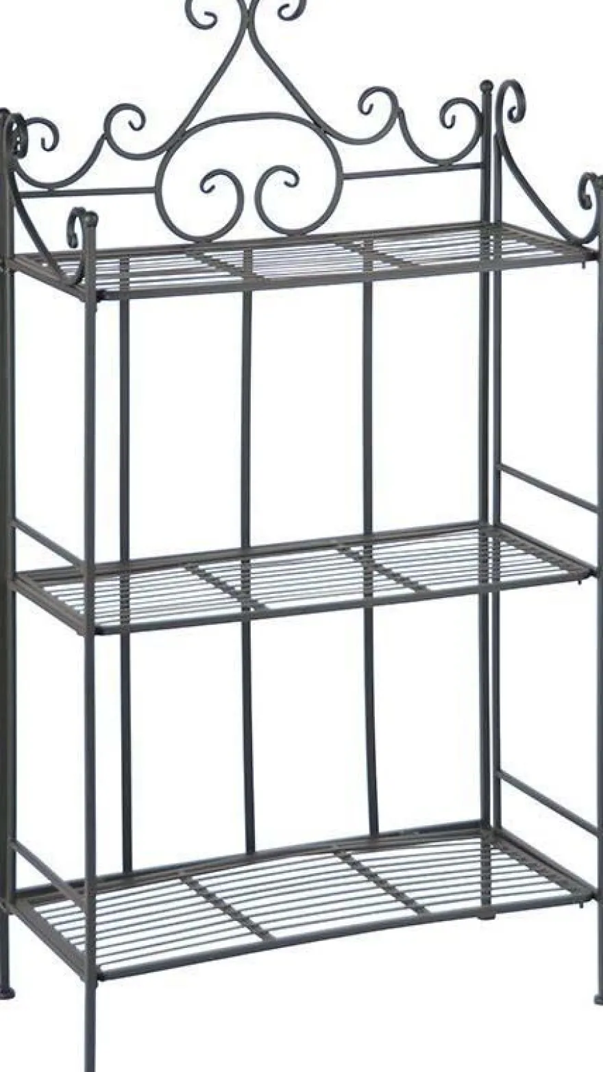 Etagère pliante à plantes Arabesques (Droite 3 niveaux)